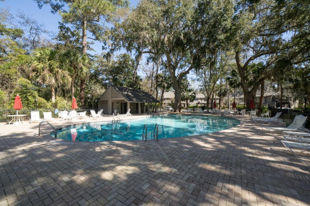 Golf View Two Bedroom With K Q And Fold Out Couch Bikes & Beach Gear Included Hilton Head Island Exterior foto