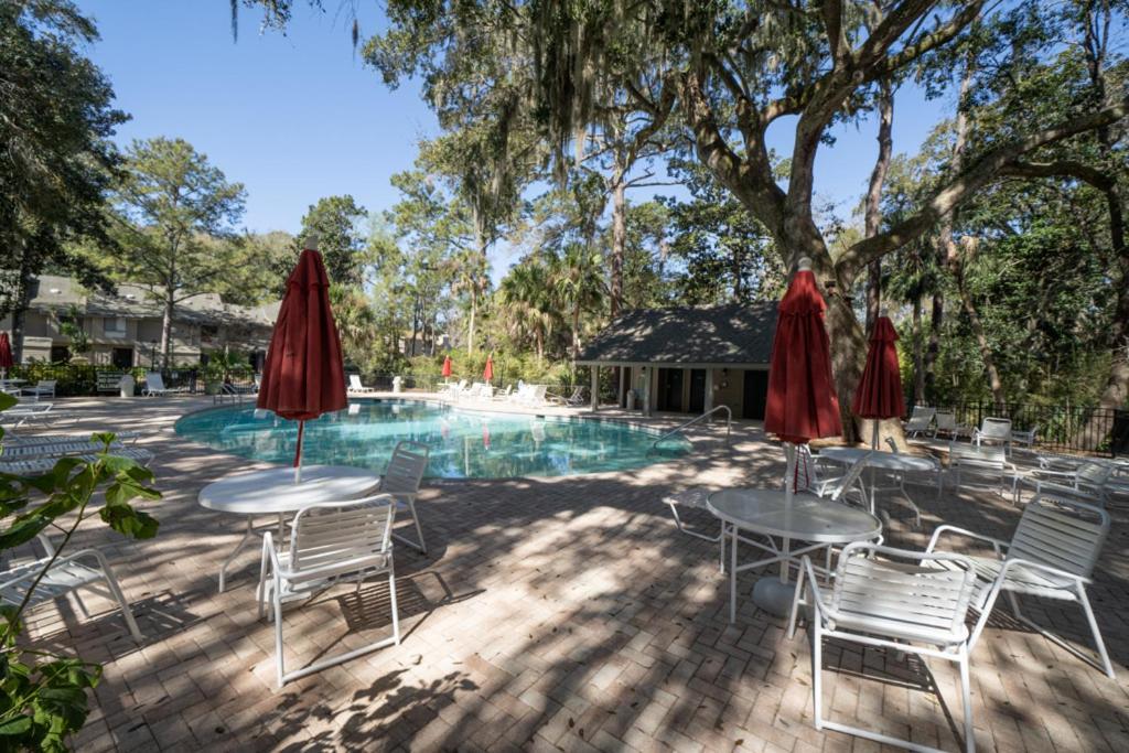 Golf View Two Bedroom With K Q And Fold Out Couch Bikes & Beach Gear Included Hilton Head Island Exterior foto